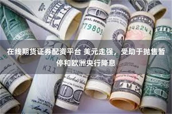 在线期货证券配资平台 美元走强，受助于抛售暂停和欧洲央行降息