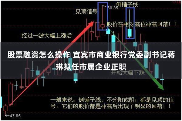 股票融资怎么操作 宜宾市商业银行党委副书记蒋琳拟任市属企业正职